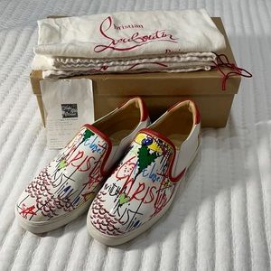 Christian Louboutin Loubitag Maseralta shoe Sz7/37